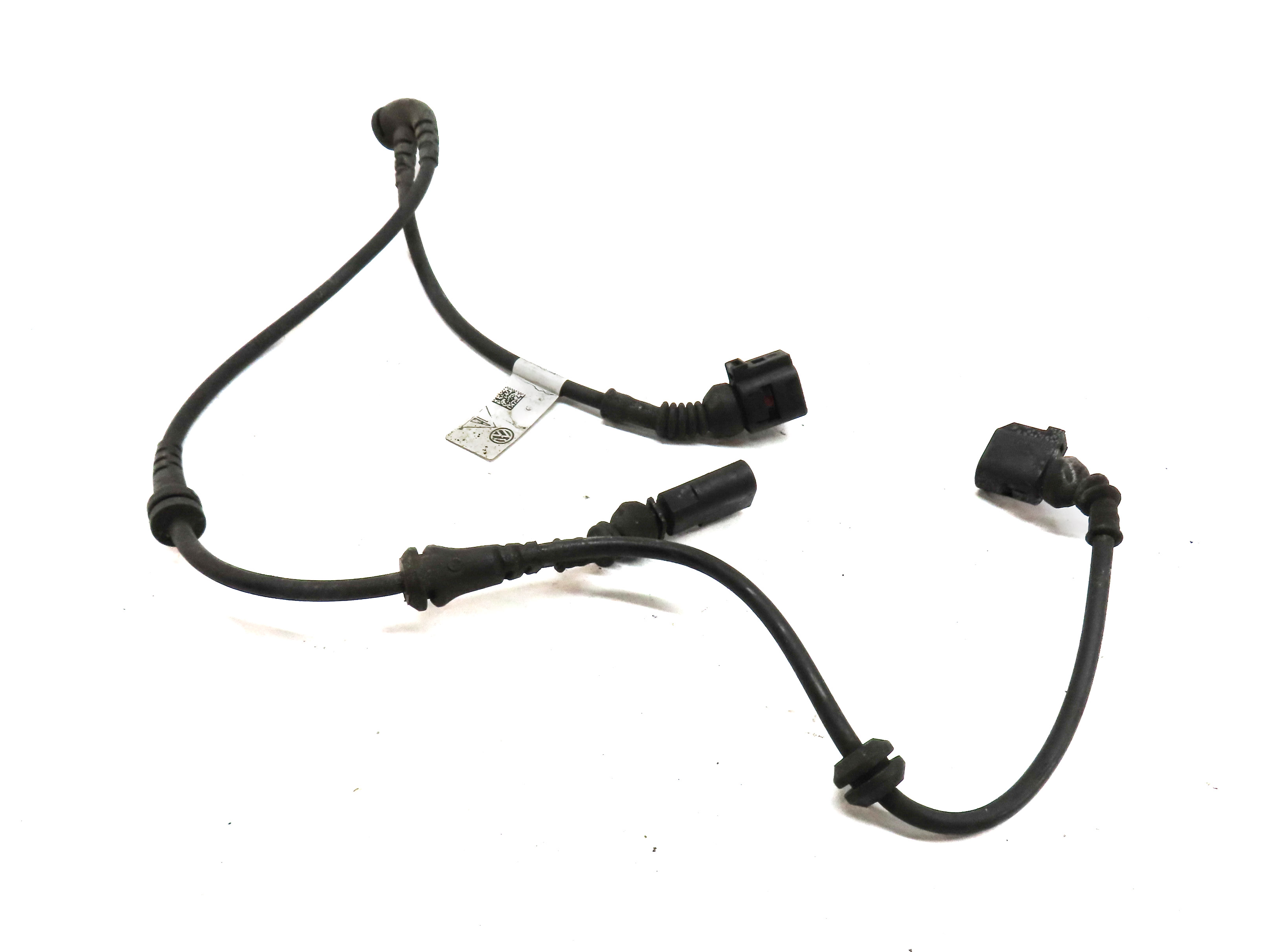 13 PORSCHE CAYENNE (958) FRONT LEFT DRIVER VEHICLE WHEEL SPEED SENSOR w/HARNESS — exact item pictured